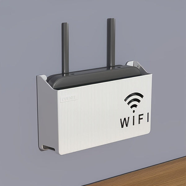 Wall Mounted Wireless Wifi Router Shelf ABS Plastic Storage Box