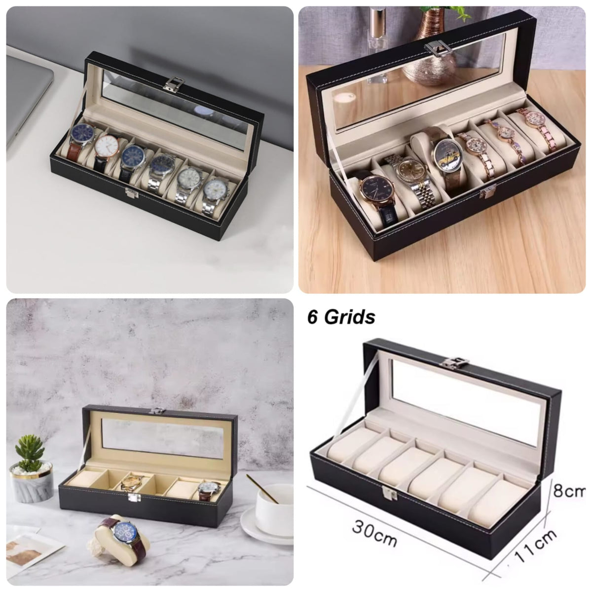 12 Grid Watch Box