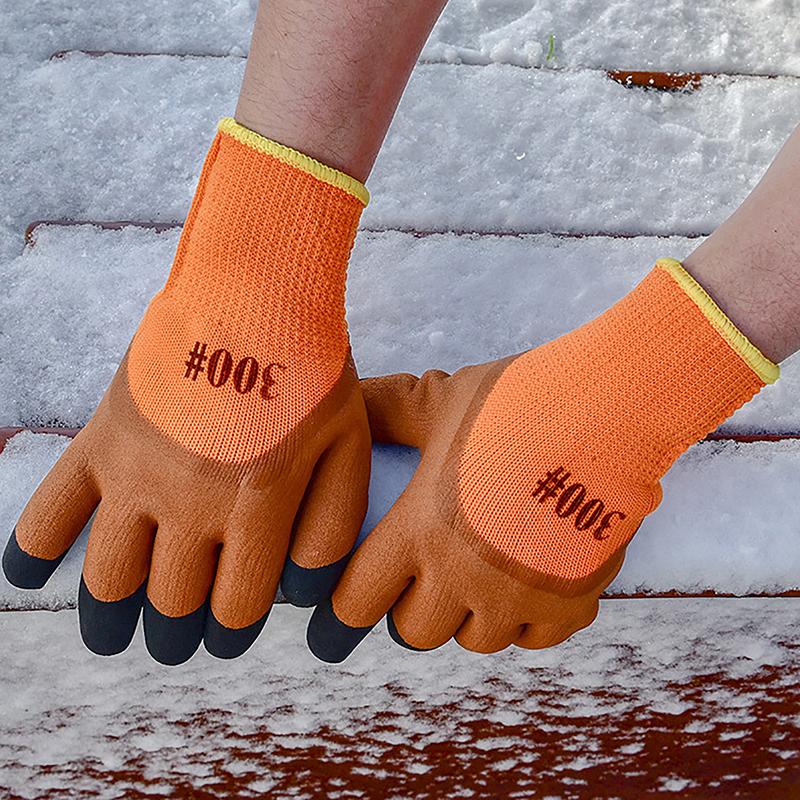300# Latex-Coated Work Gloves - Genzzes