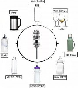 360° Flex Silicone Bottle Cleaner - Genzzes