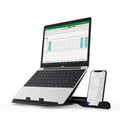 360° Rotating Foldable Laptop Stand with Mobile Holder - Genzzes