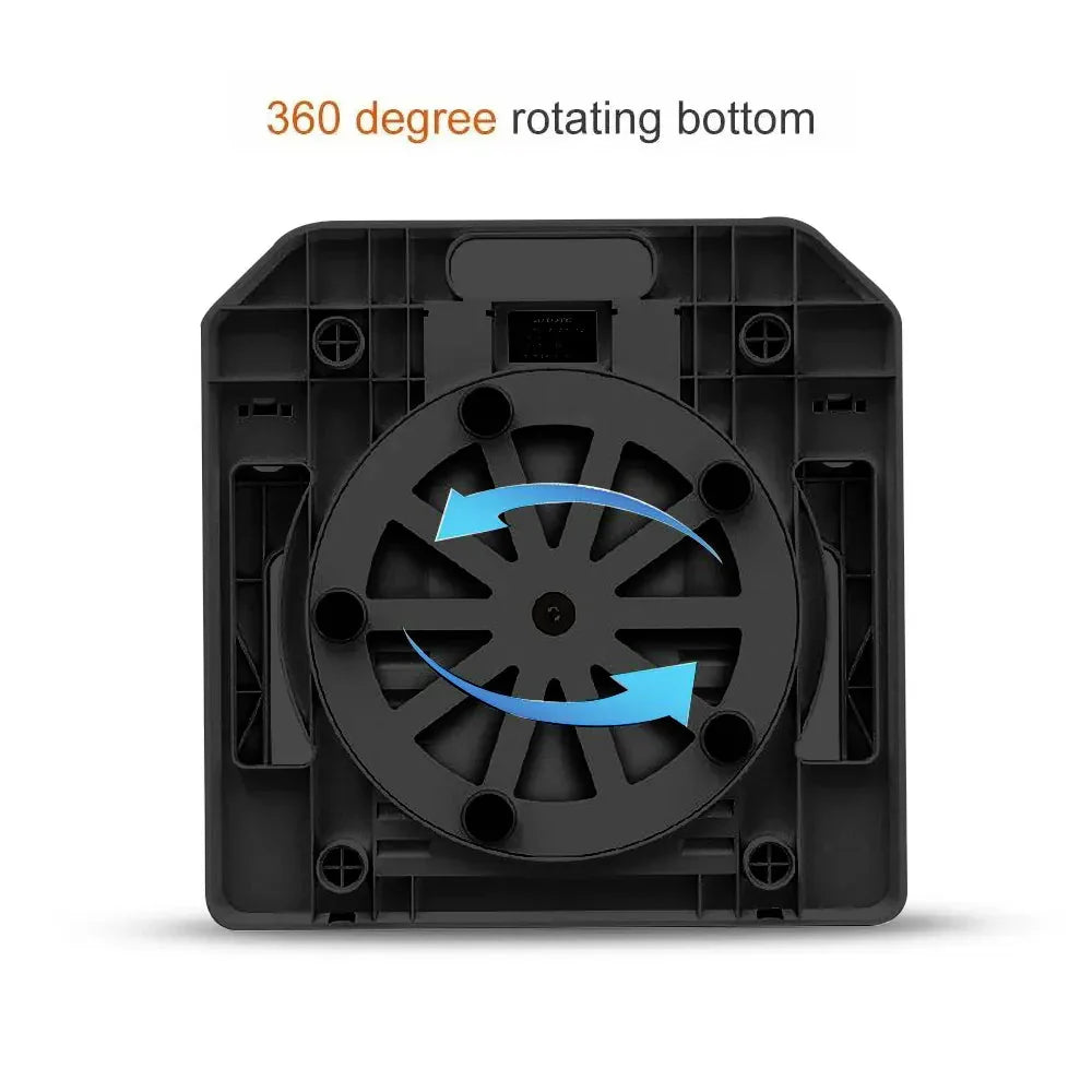 360° Rotating Foldable Laptop Stand with Mobile Holder - Genzzes