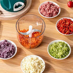 4-Blade Manual Food Chopper - Genzzes