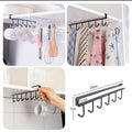 6Iron Hook Under Cabinet Mug Holder Storage Hooks for Shelf, Cup Holder