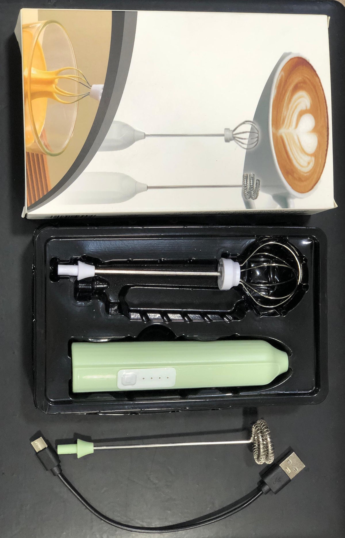 Colorful 2 in 1 Coffee Beater And Whisker