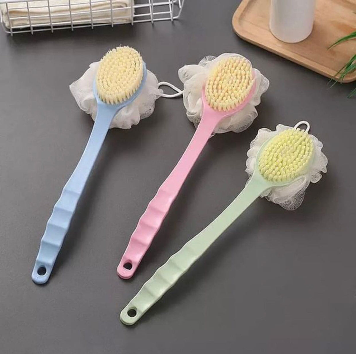 2 in 1 Loofah Bath Brush