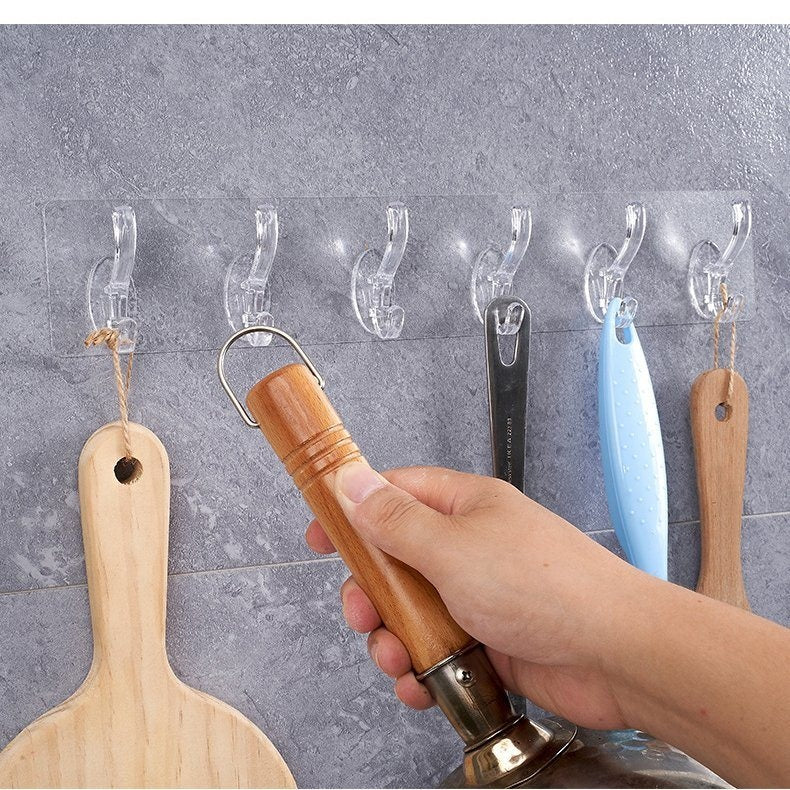 6-Row Transparent Hooks - Genzzes