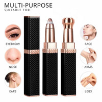 New Premium Square 2in1 EyeBrow and Facial Hair Remover with Box Packing