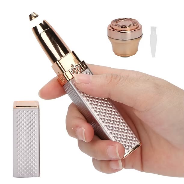 New Premium Square 2in1 EyeBrow and Facial Hair Remover with Box Packing