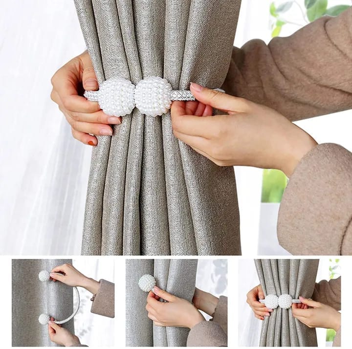 Curtain Tiebacks Holdbacks Rope Magnetic 🧲 (Pair)