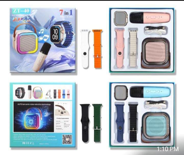 7-in-1 Smart Watch & Speaker Combo - Genzzes