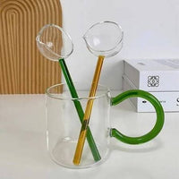 Glass Tarka Spoon