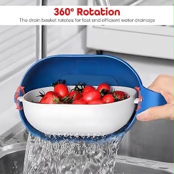 🔥 New 10in1 Mandoline Slicer Chopper with Happy Drainage Basket (Mix/Random colour)