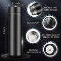 500 ml Steel Temperature Water Bottle (Only Black Colour)