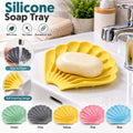 Imported Sea Shell Silicone Soap Tray (Mix/Random colour)
