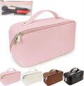 High End Retro-Paid Leather Travel Cosmetics