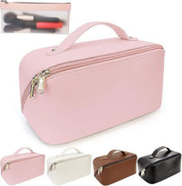 High End Retro-Paid Leather Travel Cosmetics