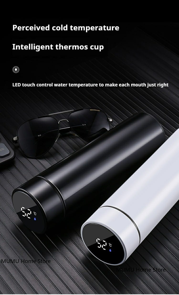 500 ml Steel Temperature Water Bottle (Only Black Colour)