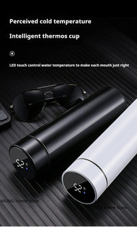 500 ml Steel Temperature Water Bottle (Only Black Colour)