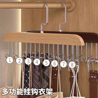 8 Hook Wooden Hanger