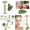 Marble Jade Roller With Gua Sha