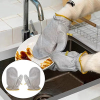 Steel Wire Cleaning Gloves (Pair)