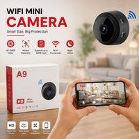 A9 Mini Rechargeable Wireless Camera with Box Packing