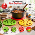Plastic Round Heat Resistant Kitchen Mat