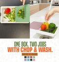 2in1 Multipurpose Kitchen Chop and Wash Dish