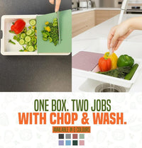 2in1 Multipurpose Kitchen Chop and Wash Dish