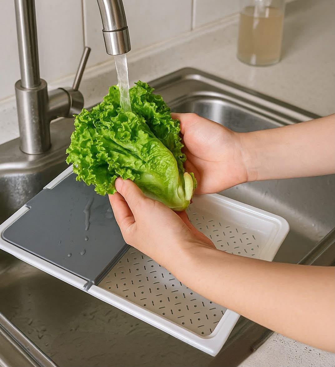 2in1 Multipurpose Kitchen Chop and Wash Dish