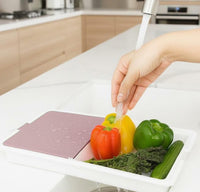 2in1 Multipurpose Kitchen Chop and Wash Dish