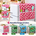 Fridge Flower Top Cover with Pockets