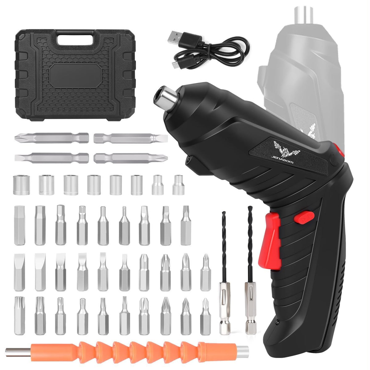 47in1 Rechargeable Rotatable Wireless Screw Driver Set with Box Case