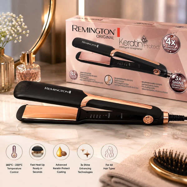 Remington Keratin Protect Intelligent Straightener SBT1100 with Box Packing and Temperature Control