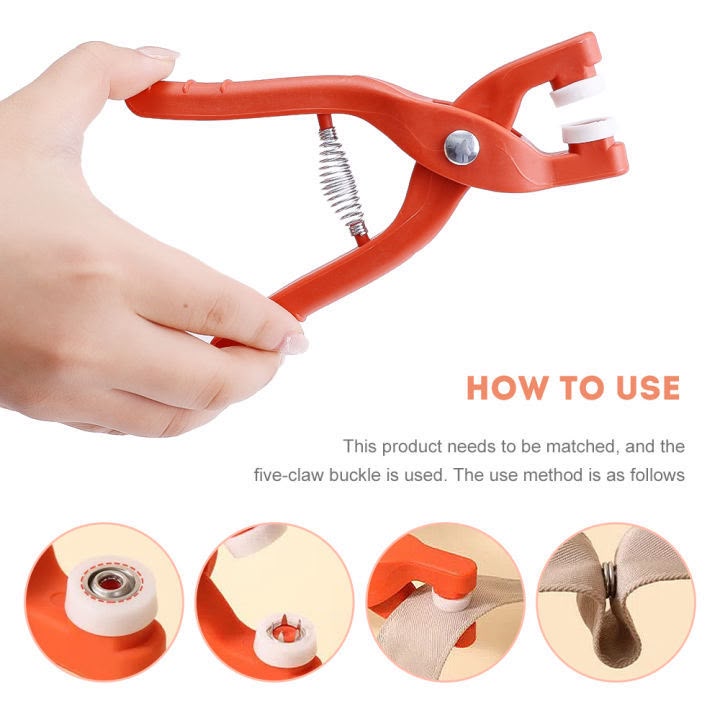 Tich Button Plier Tool with Free Buttons