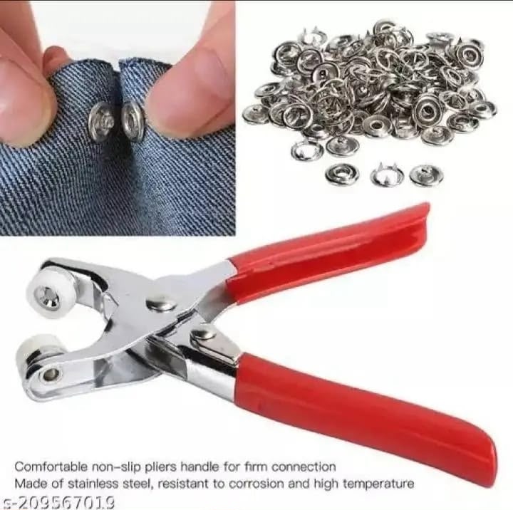 Tich Button Plier Tool with Free Buttons