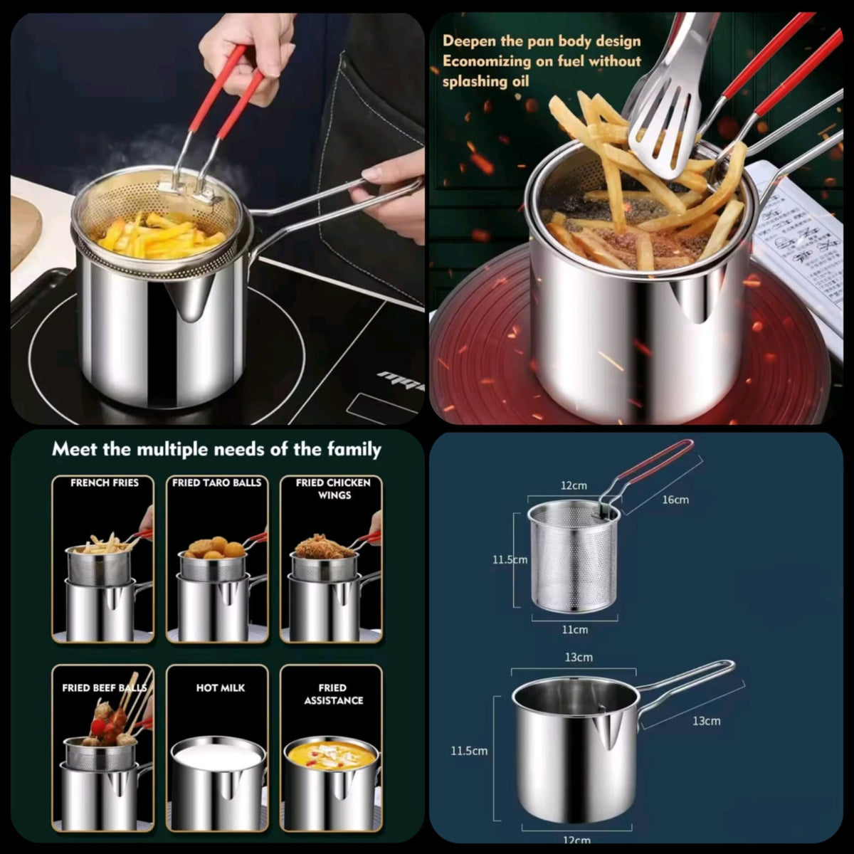 Deep Frying Pot