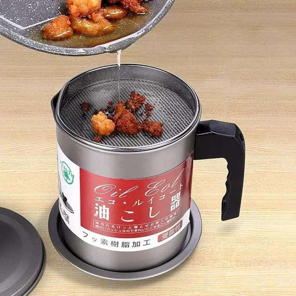 1.4L Oil Filter and Stainless Steel Storage Stainer