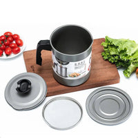 1.4L Oil Filter and Stainless Steel Storage Stainer
