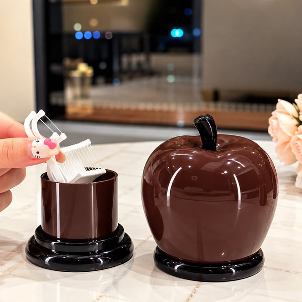 Multipurpose Apple Shape Toothpick/Cotton Buds Holder