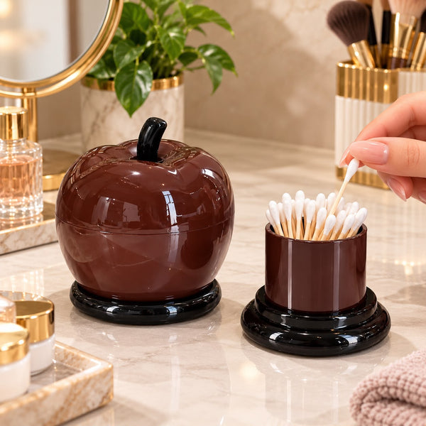 Multipurpose Apple Shape Toothpick/Cotton Buds Holder