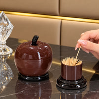Multipurpose Apple Shape Toothpick/Cotton Buds Holder