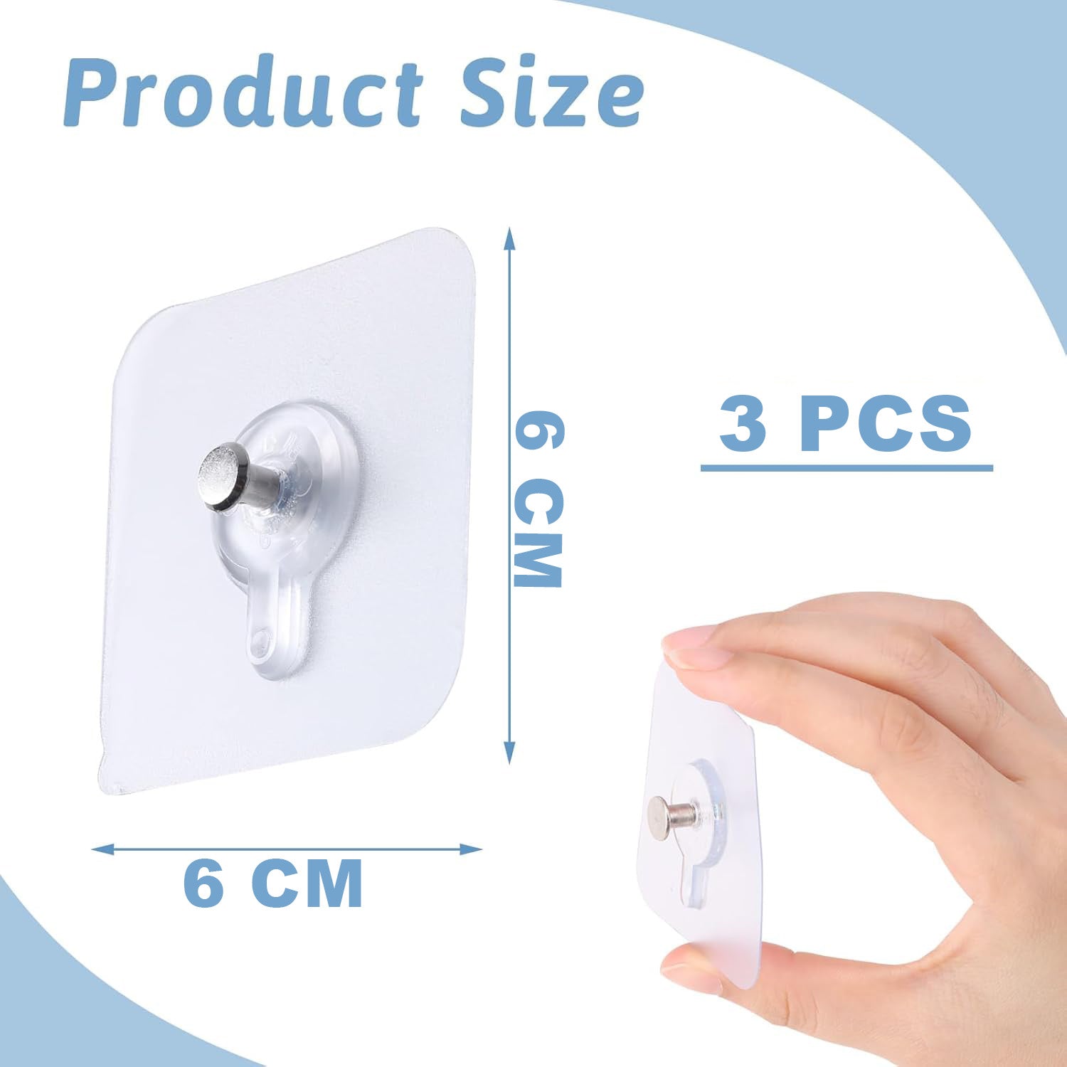 Adhesive Hooks for Wall - Genzzes