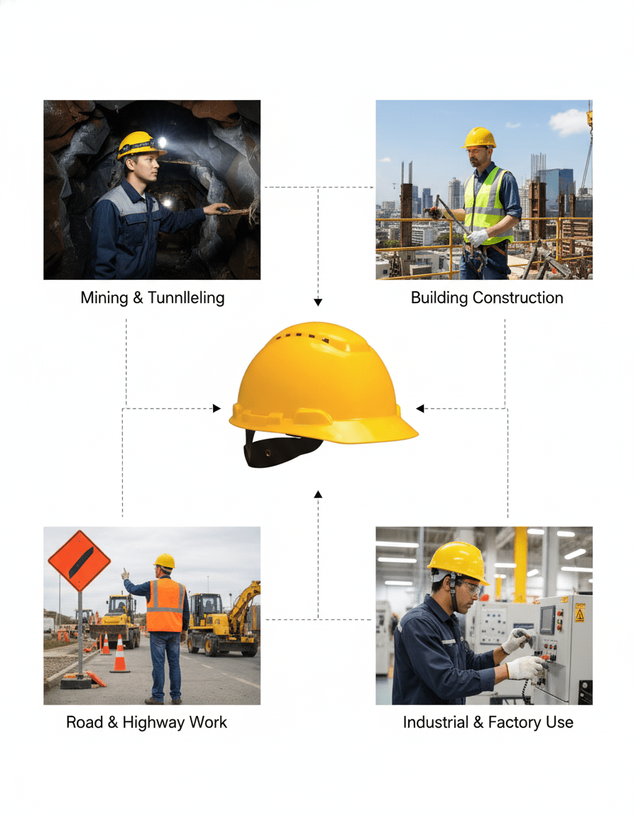 Adjustable Industrial Safety Helmet - Genzzes