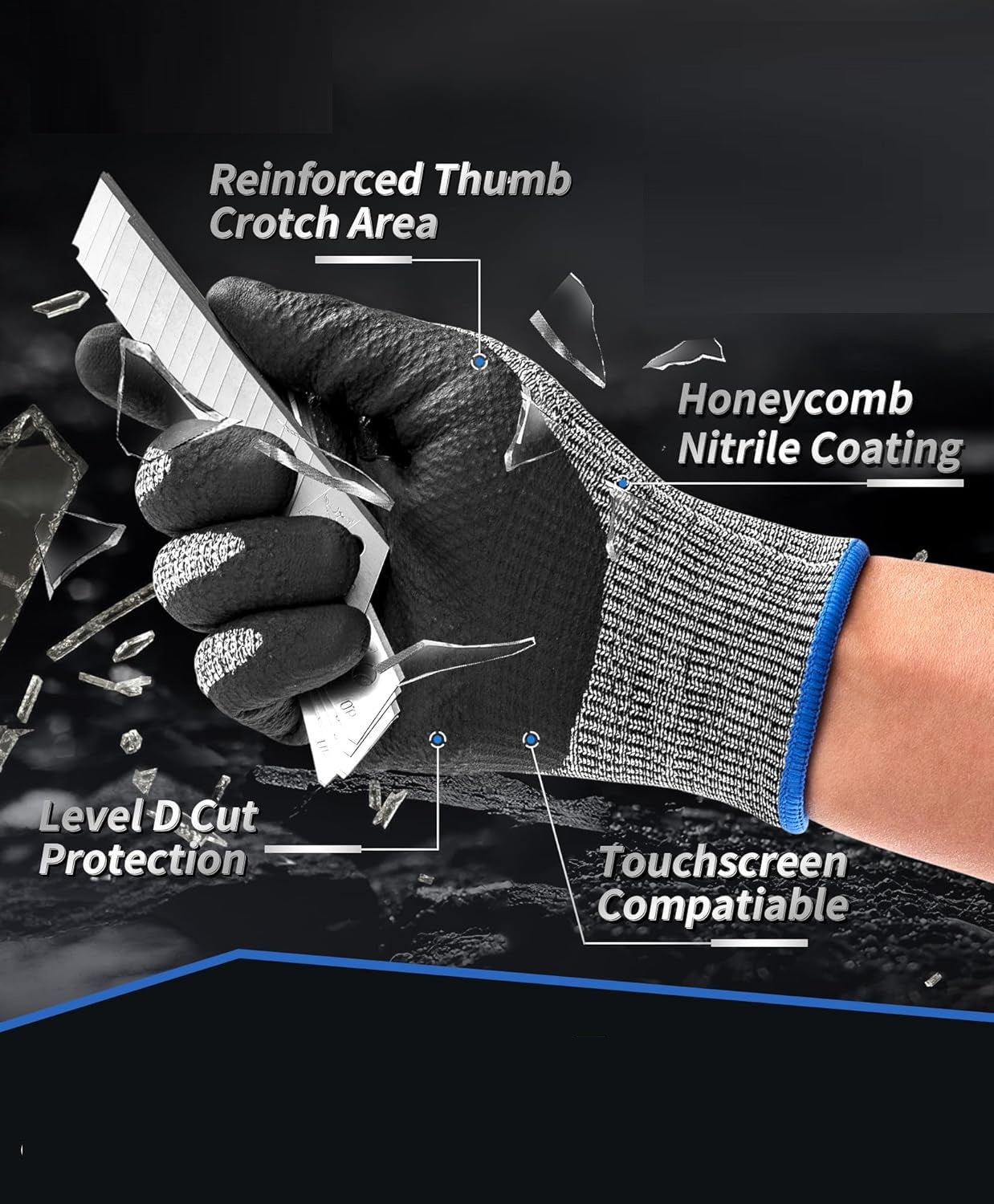 Anti-Cut Safety Gloves - Genzzes