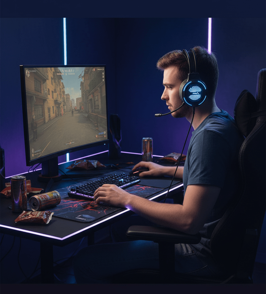 Aula - Wired Gaming Headset - Genzzes