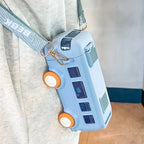 Car Design Kids Water Bottle with Strap - Genzzes