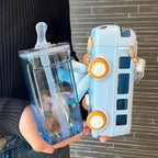 Car Design Kids Water Bottle with Strap - Genzzes