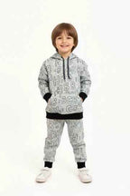 CBH Blue Letter Printed Winter Tracksuit